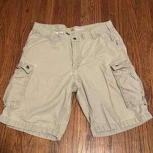Carhartt Men's Beige Cargo Shorts